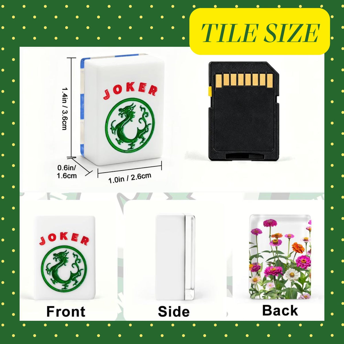 Cherry Blossom Americal Mahjong Tiles